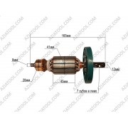 Якорь миниотбойник Makita HM0810 L-165*Dж-41*dкол.-28*7 зубов