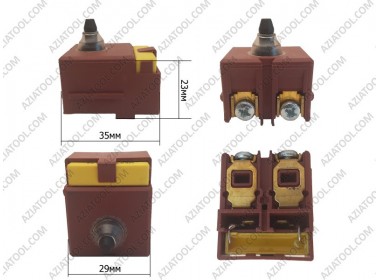 Кнопка на 125В болгарку под конденсатор