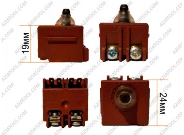 Кнопка кубик с лысками (болгарка)