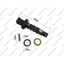 Палец в сборе на отбойник (общая длина 86мм)