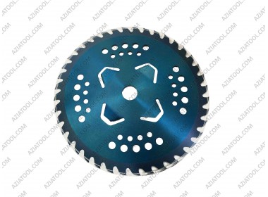 Диск победитовый 255Х40 с подрезкой (Фирменный на косу)