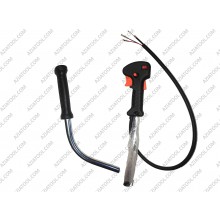 Ручка газа в сборе с боковым фиксатором