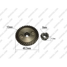Пара на 125 болгарку под шлиц Dвн.-10*Dнар.-48,5*dвн.-8*hмал.-11,5