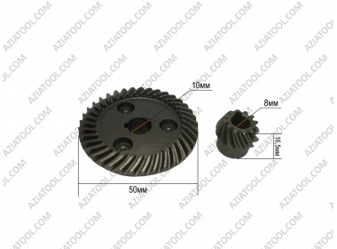 Пара на болгарку Арсенал 125/920 Dвн.-10*Dнар.-50*dвн.-8*hмал.-16,5