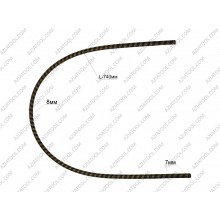 Гибкий вал на ранцевую бензокосу Sadko GTB 520 (L 74см d 8мм квадрат 7мм)