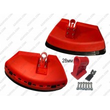 Защитный кожух мотокосы в сборе (D-28mm)