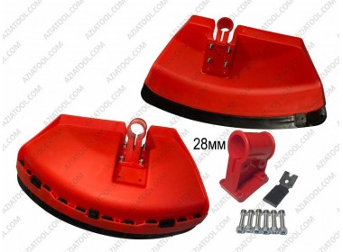 Защитный кожух мотокосы в сборе (D-28mm)