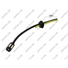 Топливный шланг триммера с фильтром ( резинка 19мм)