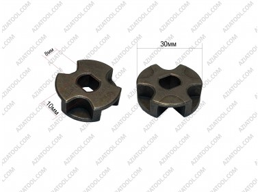 Звездочка на электропилу Bosch (D-30мм, шлиц 10х8мм, Н-9,5мм)