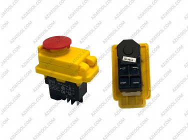 Кнопка Бетономешалка 4 контакта в защите