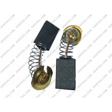 Щітка 5х11х17 пружина, круглий п'ятак, матова