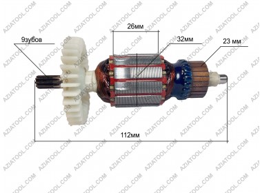 Якорь на сетевой шуруповёрт Craft CED-900 (32мм)