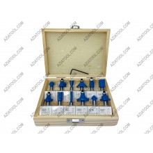 Набор фрез для фрезера 12шт (под цангу 8мм)