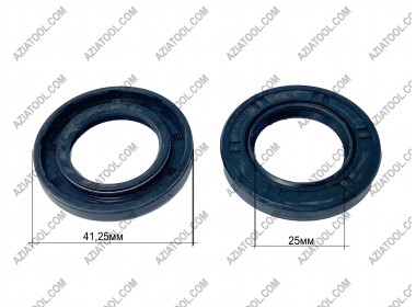 Сальник на двигун 168 (41,25х25мм, к-кт 2шт)