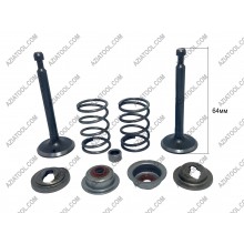 Клапана в сборе на двигатель 168F-170F 