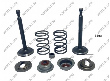 Клапана в сборе на двигатель 168F-170F 