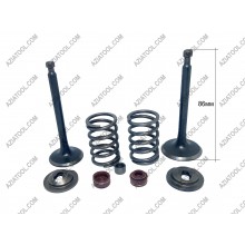 Клапана в сборе на двигатель 188F/генератор 5-7,5 кВт 