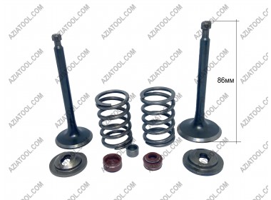 Клапана в сборе на двигатель 188F/генератор 5-7,5 кВт 