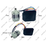 Мотор на мини пилу безcщеточный 18-21v с платой