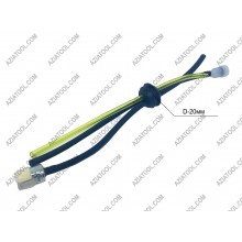 Топливный шланг тримера с фильтром тройной Ф20мм