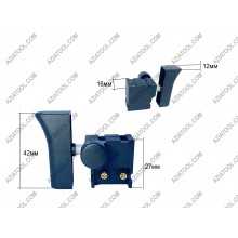 Кнопка на аккумуляторную минипилу 6А ( клавиша 12х41мм)