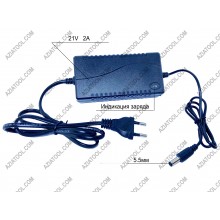 Зарядное устройство Li-ion 21v 2A (акк. инстумент, универсальное)