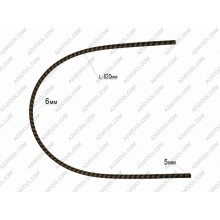 Гибкий вал триммера L 62см d 6мм квадрат 5мм