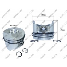 Поршень на дизельный двигатель КМ-192F (14 л.с.)