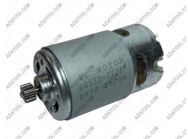 Мотор 12 V шлиц + шестерня 12з D-8.8мм (без нанесения обозначений)