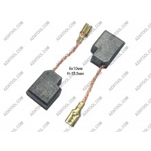 Щітка DeWalt 6,3х10х13 вихід зверху D28139, D28133, D28117