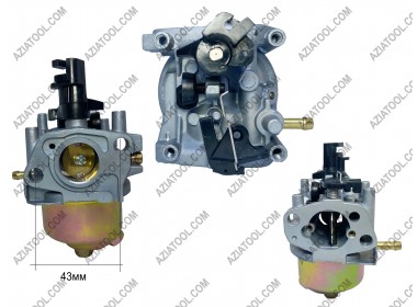 Карбюратор на инверторный генератор  (спареные заслонки) 168 (2 кВт - 4 кВт) 