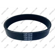Ремень 10PJ375 измельчителя садового Grunhelm ES-24 (106518-131714)