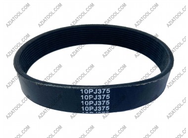 Ремень 10PJ375 измельчителя садового Grunhelm ES-24 (106518-131714)