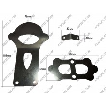 Набор мембран на компрессор 3 шт (72ммх115мм)