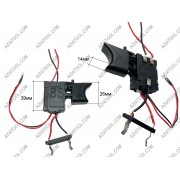 Кнопка BS на шуруповерт Темп, Sparky, Sakuma(Клавиша 26х14)