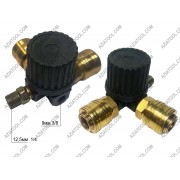 Редуктор на компрессор малый Profi (латунный быстросьем 2шт)