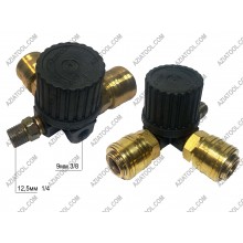 Редуктор на компрессор малый Profi (латунный быстросьем 2шт)