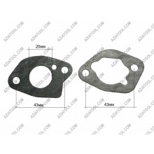 Набор прокладок на карбюратор 2шт двигателя 168F\170F (генератор 2-3 кВт)