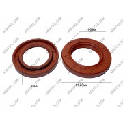 Сальник на двигатель 168 фирменный (41,25х25мм, к-кт 2шт)