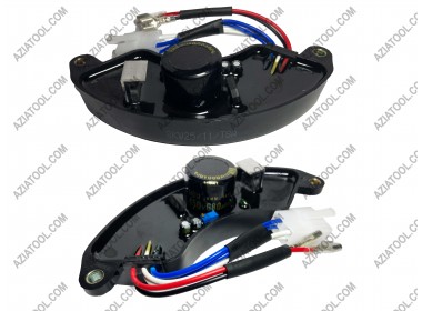 Блок AVR на генератор 5-8 кВт 450V 680 мкф (чорний конденсатор, охолодження) 