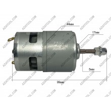 Мотор акумуляторной коси 21v RS-755  (Вал  D-5мм, L-28мм) на підшипниках