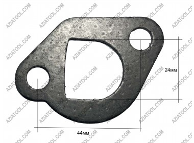 Прокладка глушника двигуна 168F (генератор 2-4 кВт)