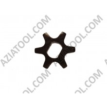 Шестерня - звездочка на пилу (D-30мм, шлиц 12х9мм, Н-5мм)