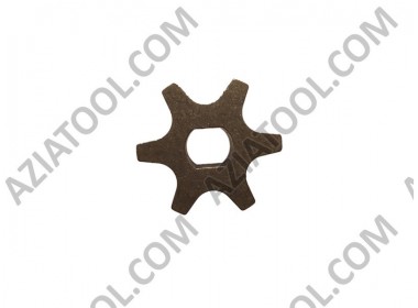 Звездочка без юбки на 6 лучей Сraft-2250 фирменная (D-30мм, шлиц 10х8мм, Н-9,5мм)