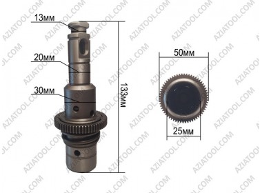 Ствол в сборе на перфоратор Хитачи