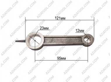 Шатун на компрессор 12х23х95
