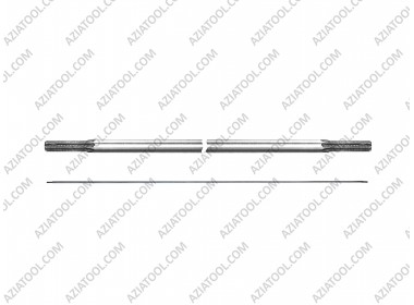 Вал на косу d 8 мм 7 шлицов