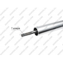 Труба с валом 7 шлицов 26 мм на бензоТриммер в зборе